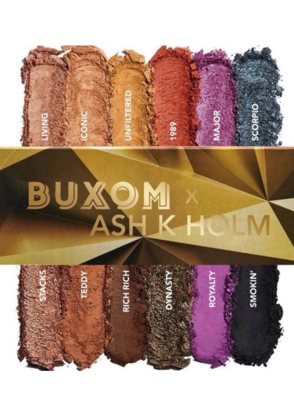 Buxom x Ash K Holm Eyeshadow Palette - Gold